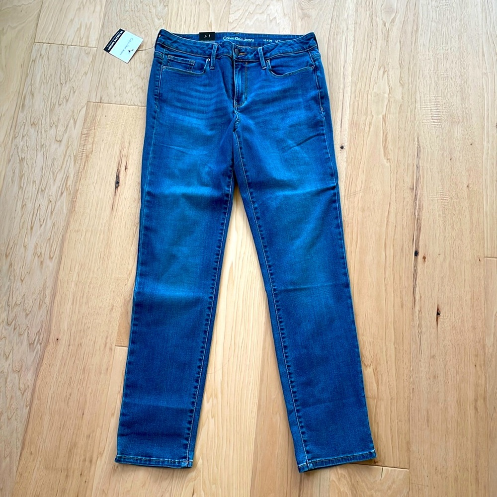 Calvin Klein Women’s Ultimate Skinny Jean - Ocean Blue ~ Size 10 X 30 NWT